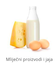 Mleko, sery i jajka